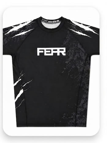 Fear Rashguard Negra
